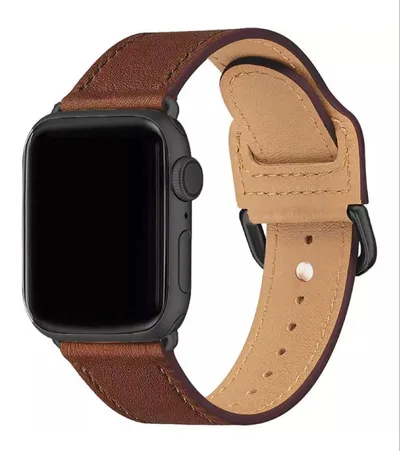 Apple Watch バンド レザー フォーマル 本革 ブラウン 茶色