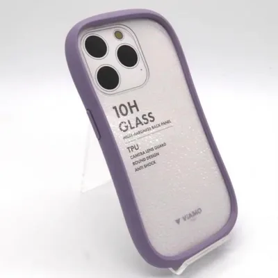 新品 iPhone 15 Pro 耐傷・耐衝撃ハイブリッドケース ラベンダー R