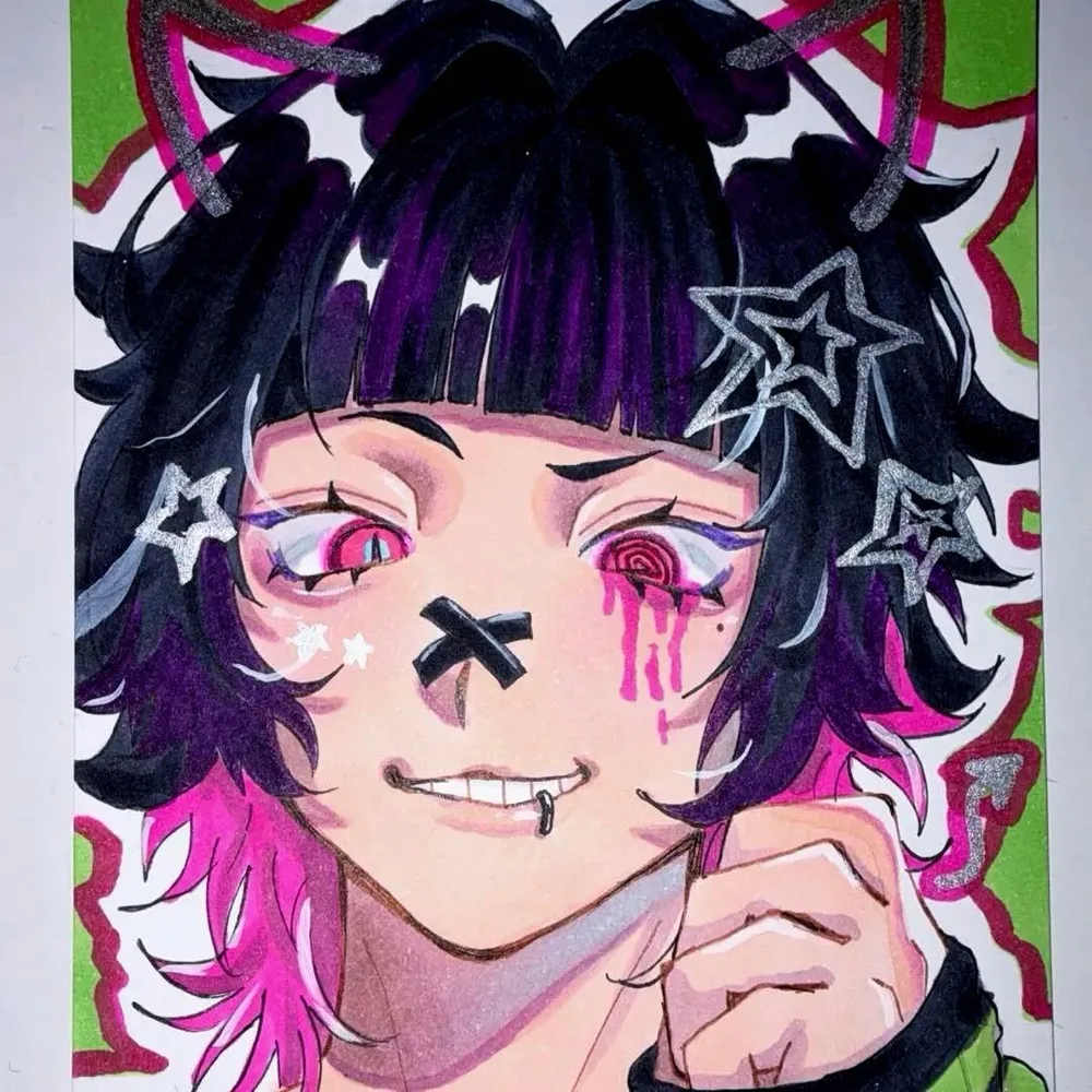 手描きイラスト ポストカード