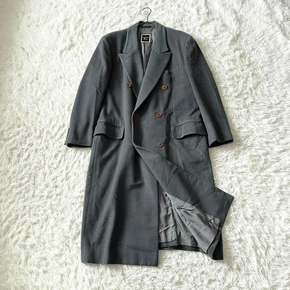 Christian Dior ディオール カシミア混 チェスターコート メンズ