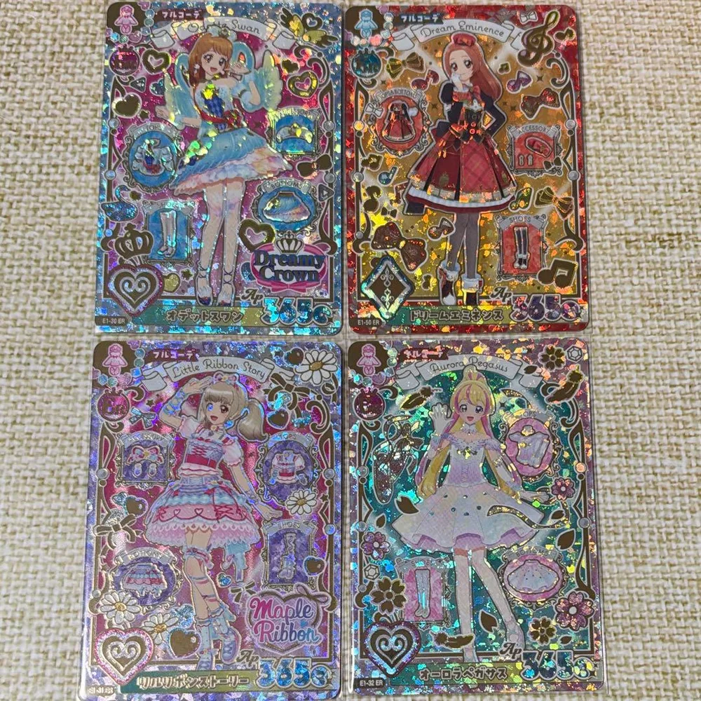 アイカツアンコール カード ER 4種類 フルコーデ セット オデットスワン