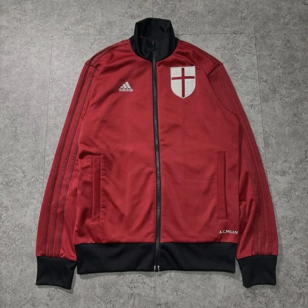 美品 アディダス ACミラン トラックジャケット ジャージ上 サッカー S