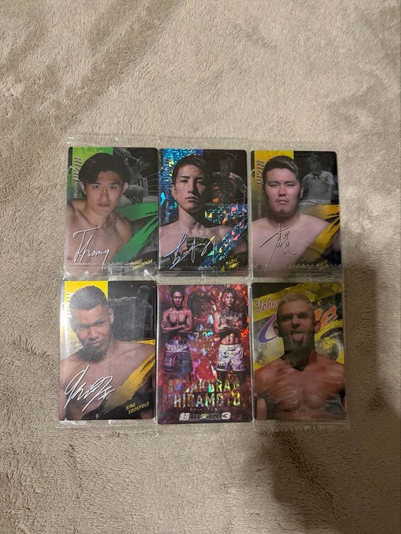 RIZIN トレーディングカード 6枚セット