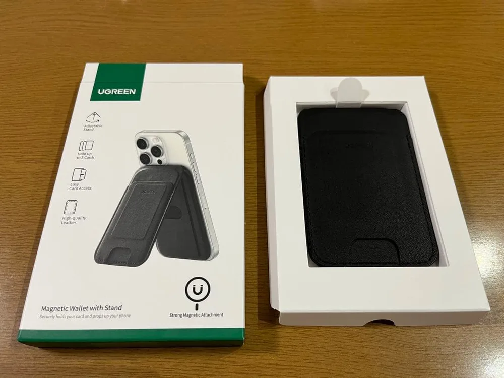 【値下げ】UGREEN MagSafe カードケース スマホスタンド 3枚 薄型