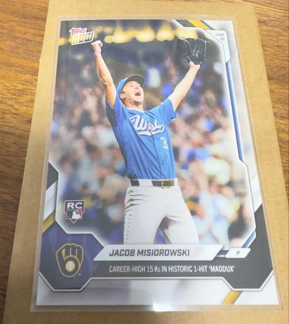 Jacob Misiorowski ミジオロウスキーTopps nowカード