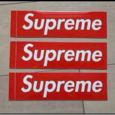 Supreme ステッカー ボックスロゴ 3枚セット