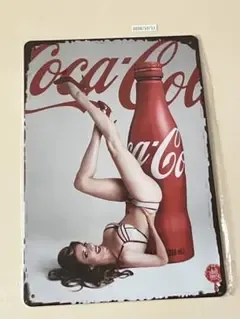 Coca-Cola コカ・コーラ ピンナップガール ブリキ看板 インテリア