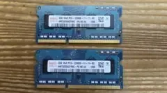 動作確認済 SK hynix 2GB×2 PC3-12800S
