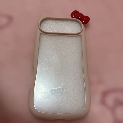 iPhone 17Airケース 立体リボン ピンク