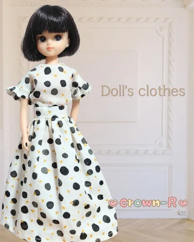 お値下げ!22cmドール ハンドメイド お洋服セット No.16