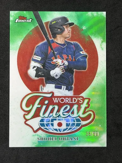 大谷翔平 2026 Topps Finest WBC /99