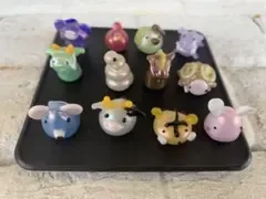 オータムセール!オーロラガラスの干支セット