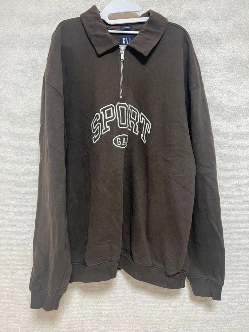 gap ハーフジップ トレーナー