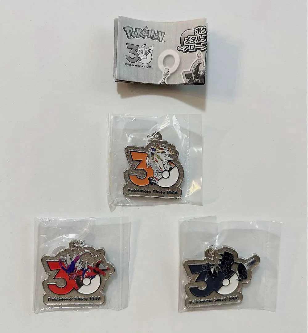 ポケモン 30周年メタルチャームマスコット 3種セット