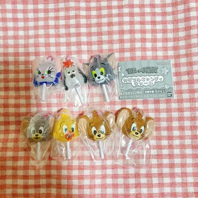 TOM and JERRY カラフルキャンディチャーム ガチャ コンプリート