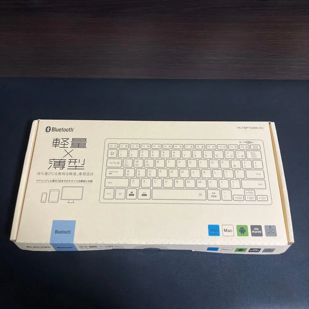ELECOM Bluetoothキーボード TK-FBP102BK/EC