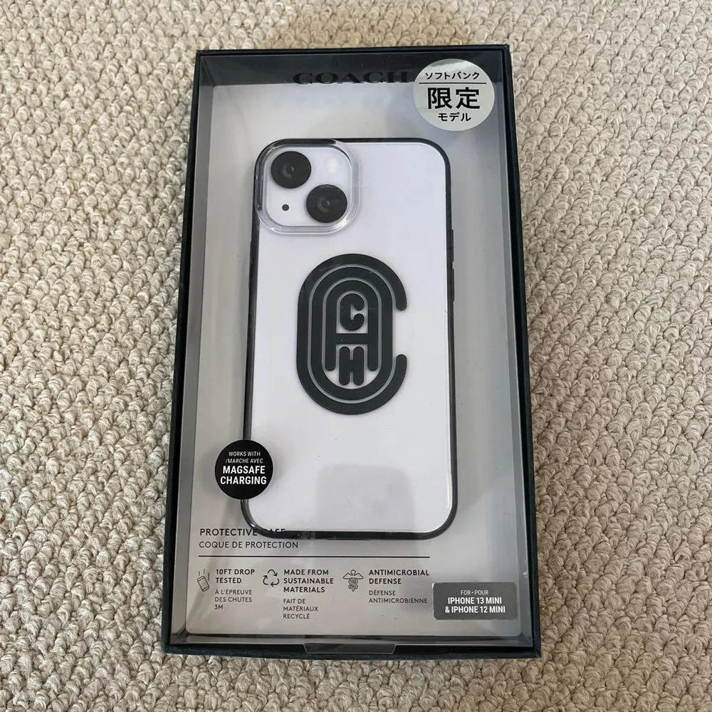 【新品未使用】COACH iPhone 13 mini/12 mini用ケース