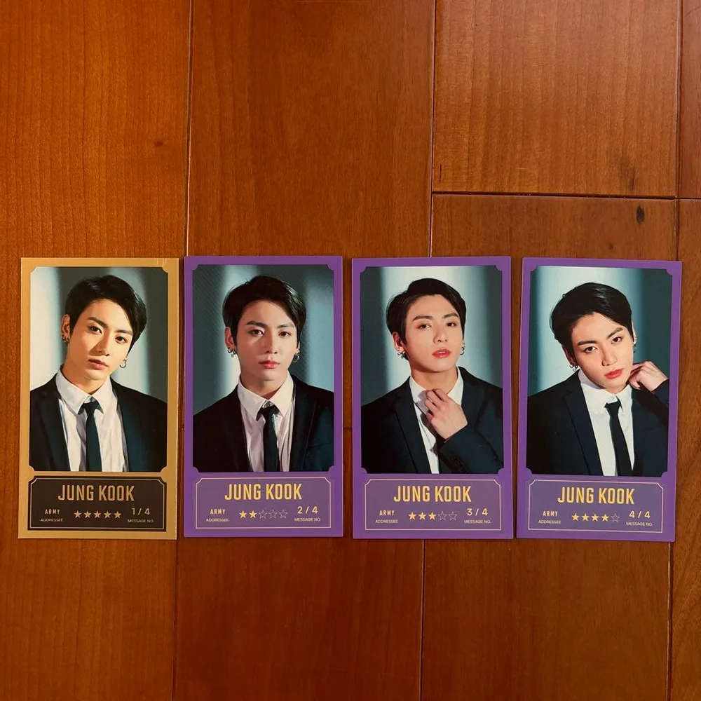 BTS バンバンコン ジョングク メッセージフォト セット コンプ