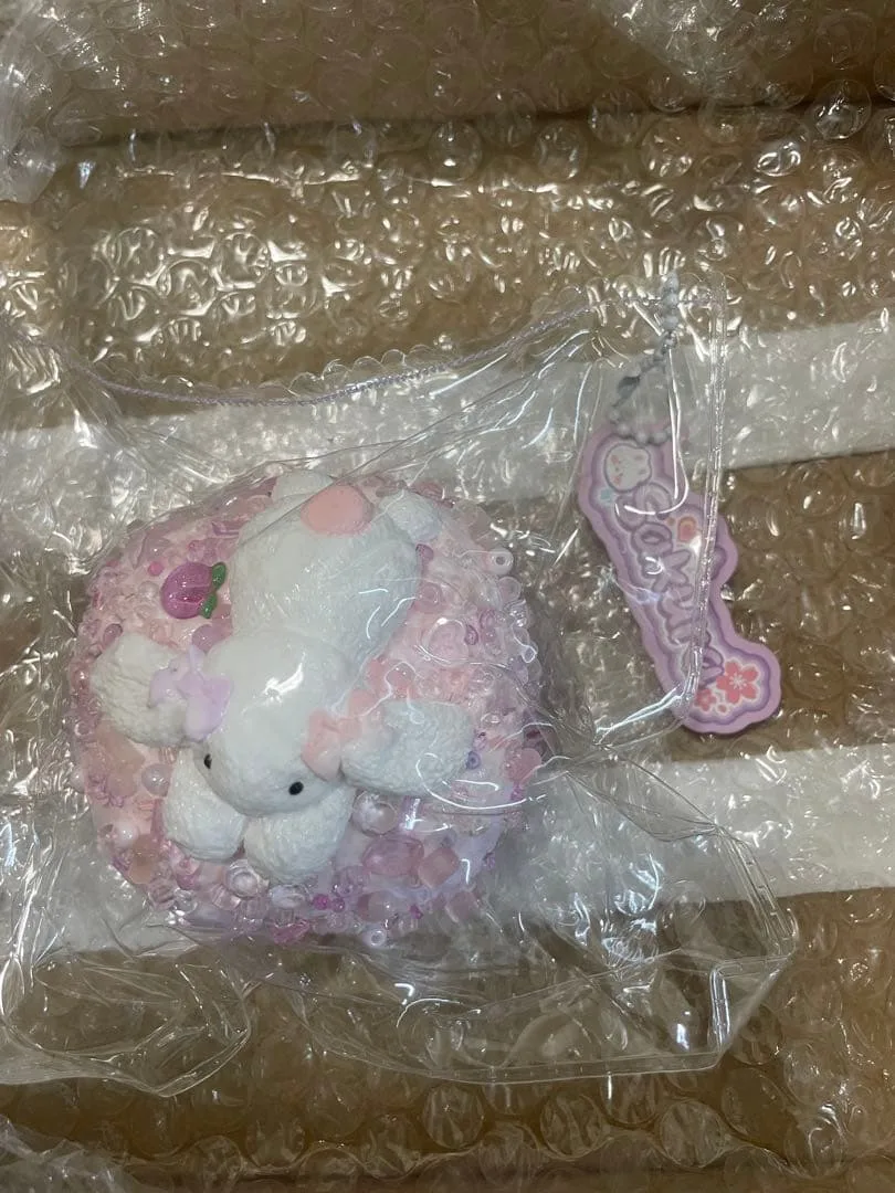 sakura うさぎ スクイーズ ビーズ