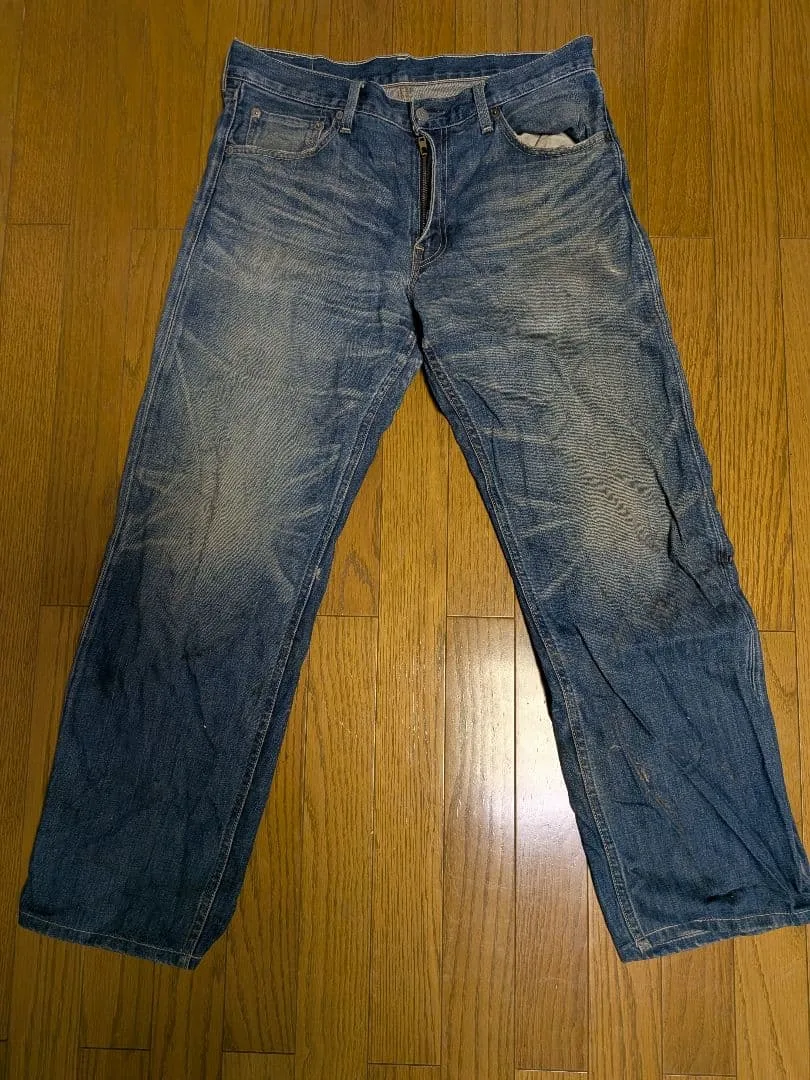 Levi's 503 ストレートデニム W34 L33 赤耳 ヒゲ ヴィンテージ