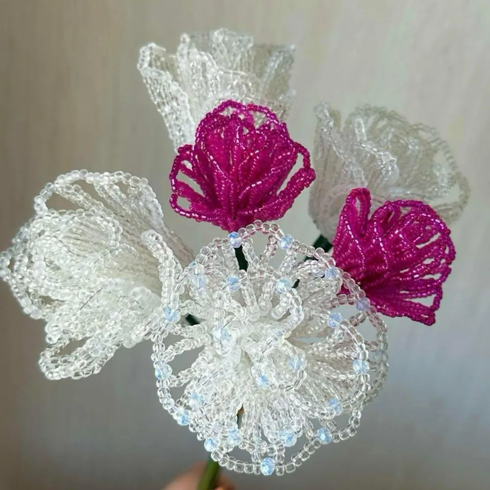 ビーズフラワー 一輪挿し ビーズ フラワー 花束