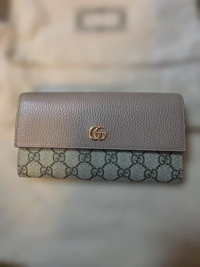 GUCCI GGスプリーム コンチネンタルウォレット
