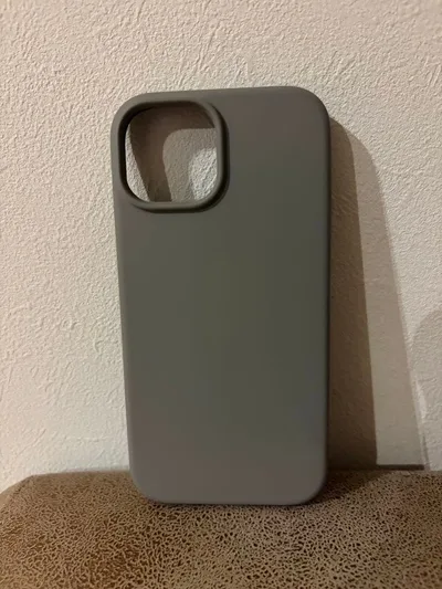 iPhone15用ケース グレー