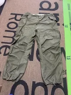 ミリタリー カーゴパンツ オリーブ ウエスト35-39