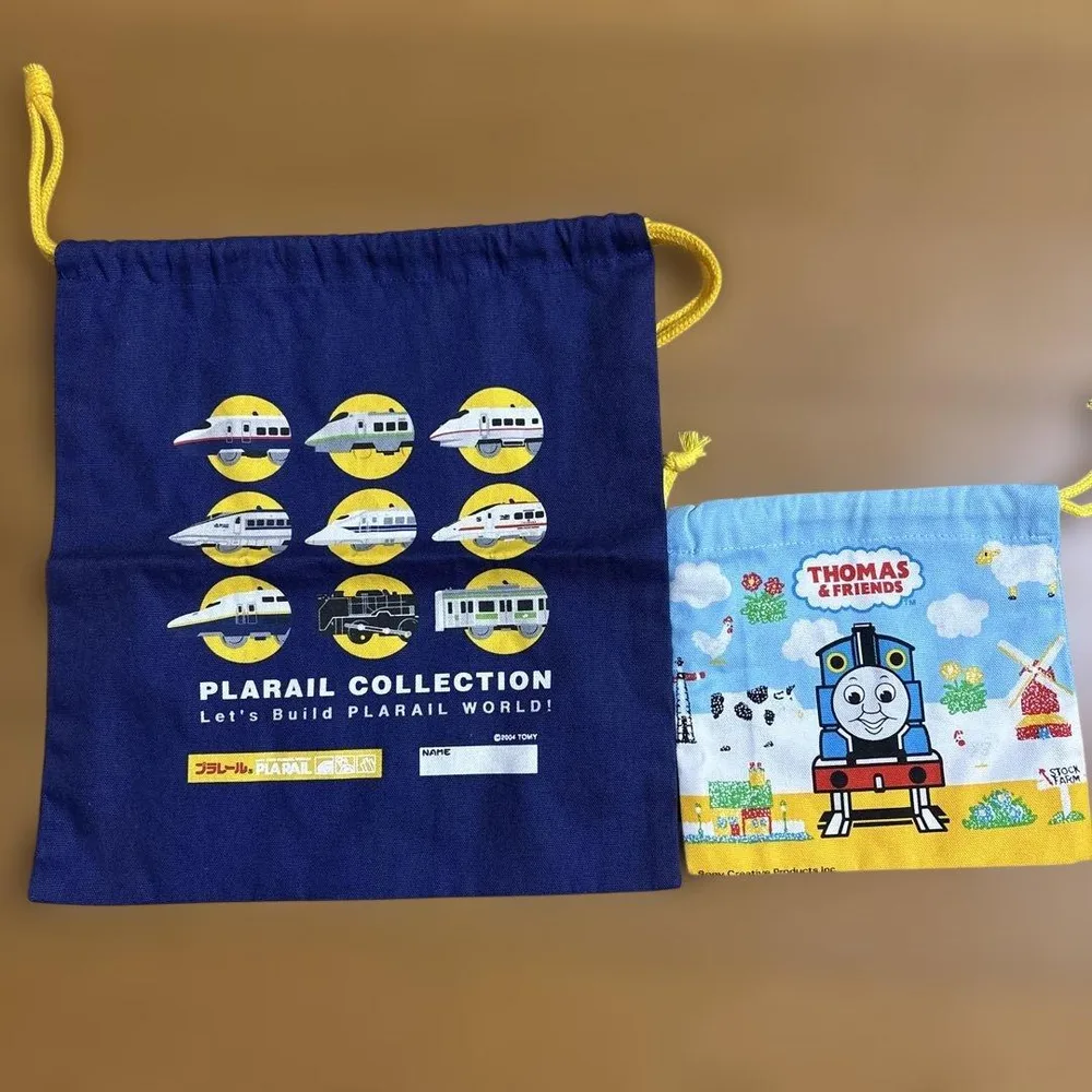 プラレール きかんしゃトーマス 巾着袋 2点セット