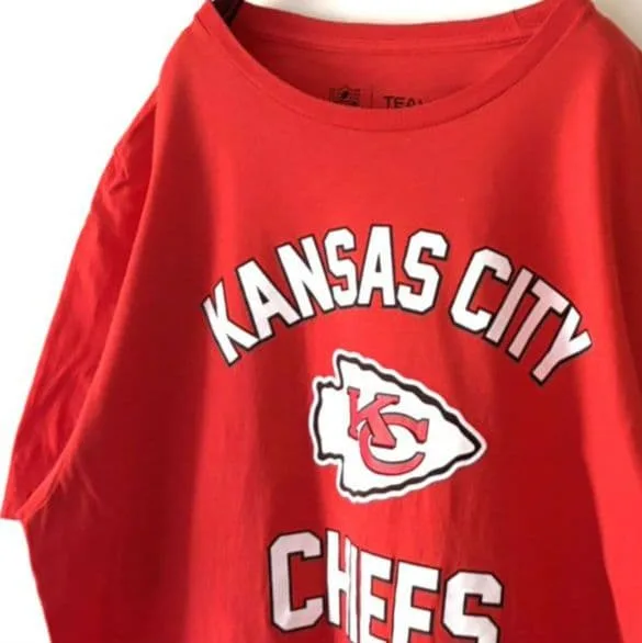 NFL カンザスシティチーフス Tシャツ L レッド 赤 古着