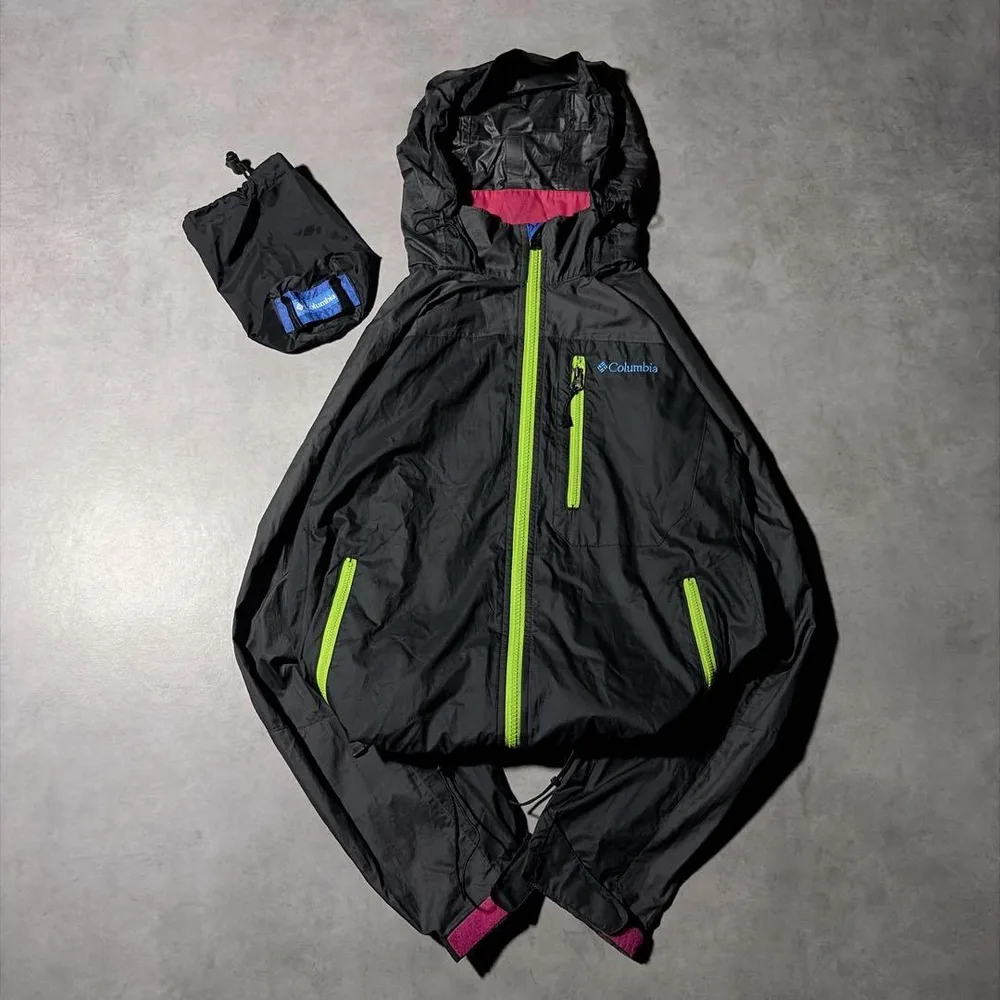 Columbia archive shell jacket 短丈 ドローコード