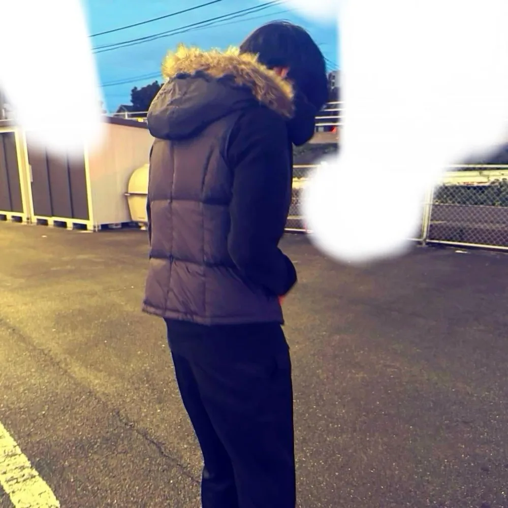 ファー付き ダウンベスト パープル y2k yoko 00s swag お兄系