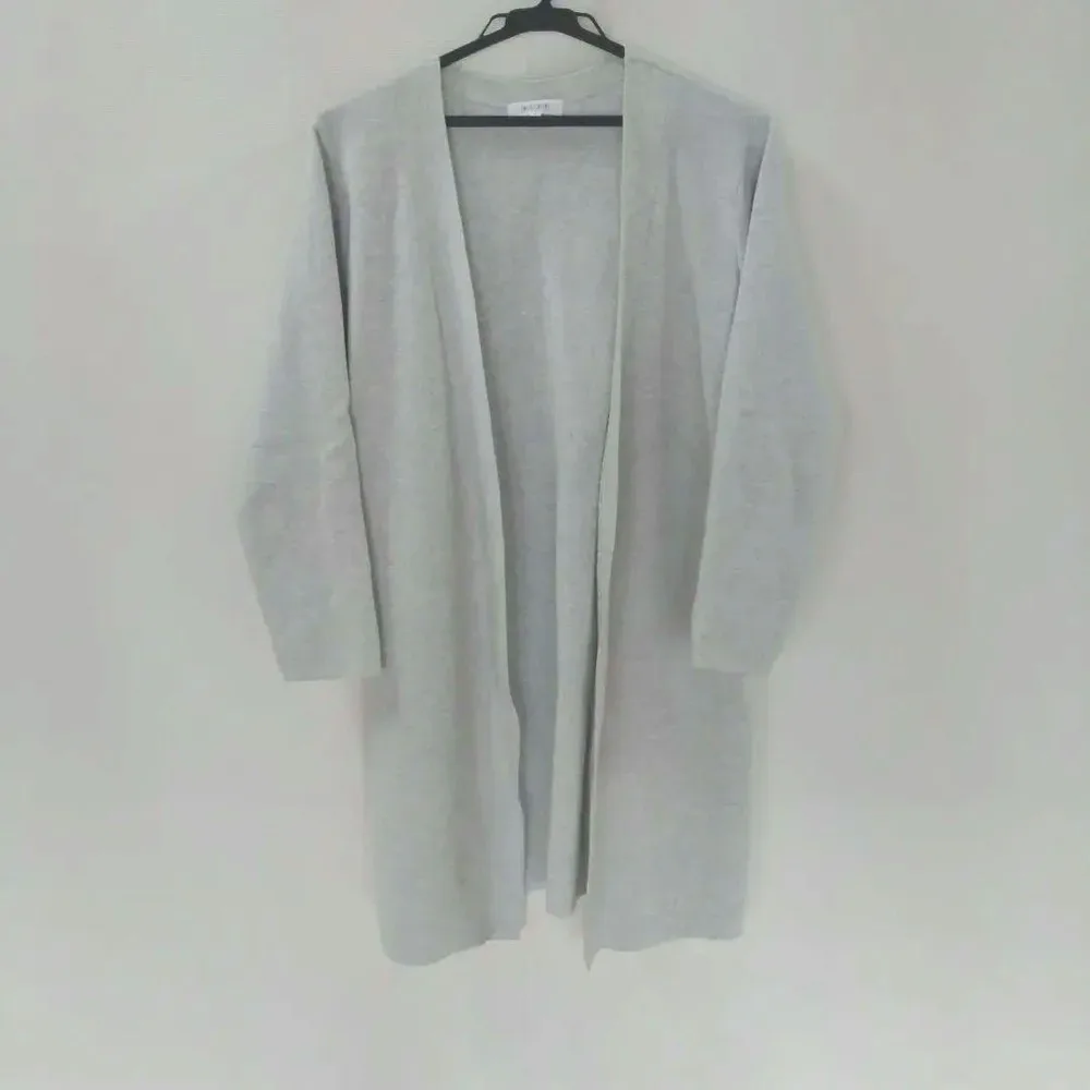 PLST ロングカーディガン グレー Mサイズ