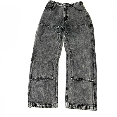 【美品】AZUL DENIM ダブルニー ブラック