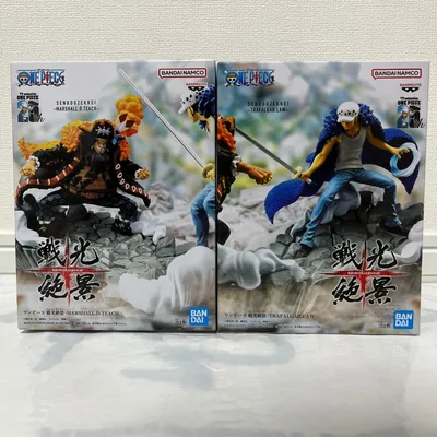 ワンピース 戦光絶景 黒ひげVSロー フィギュア 2種セット 未開封