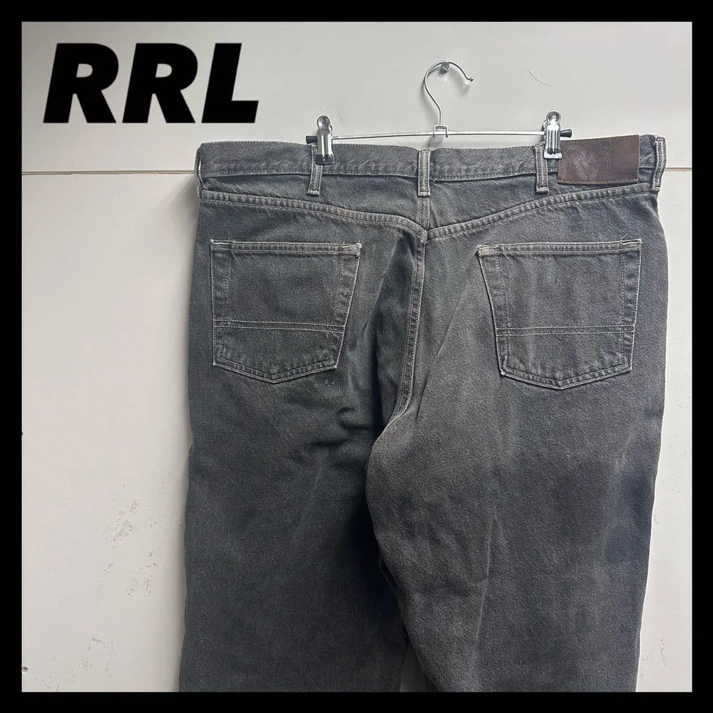 RRL ダブルアールエル ブラックデニムパンツ