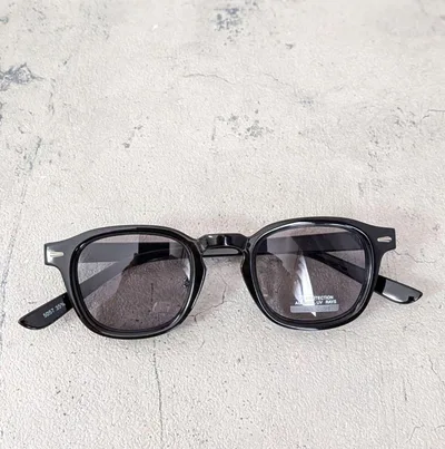 新品 ウェリントンサングラス スモークグレーレンズ UVカット 紫外線カット