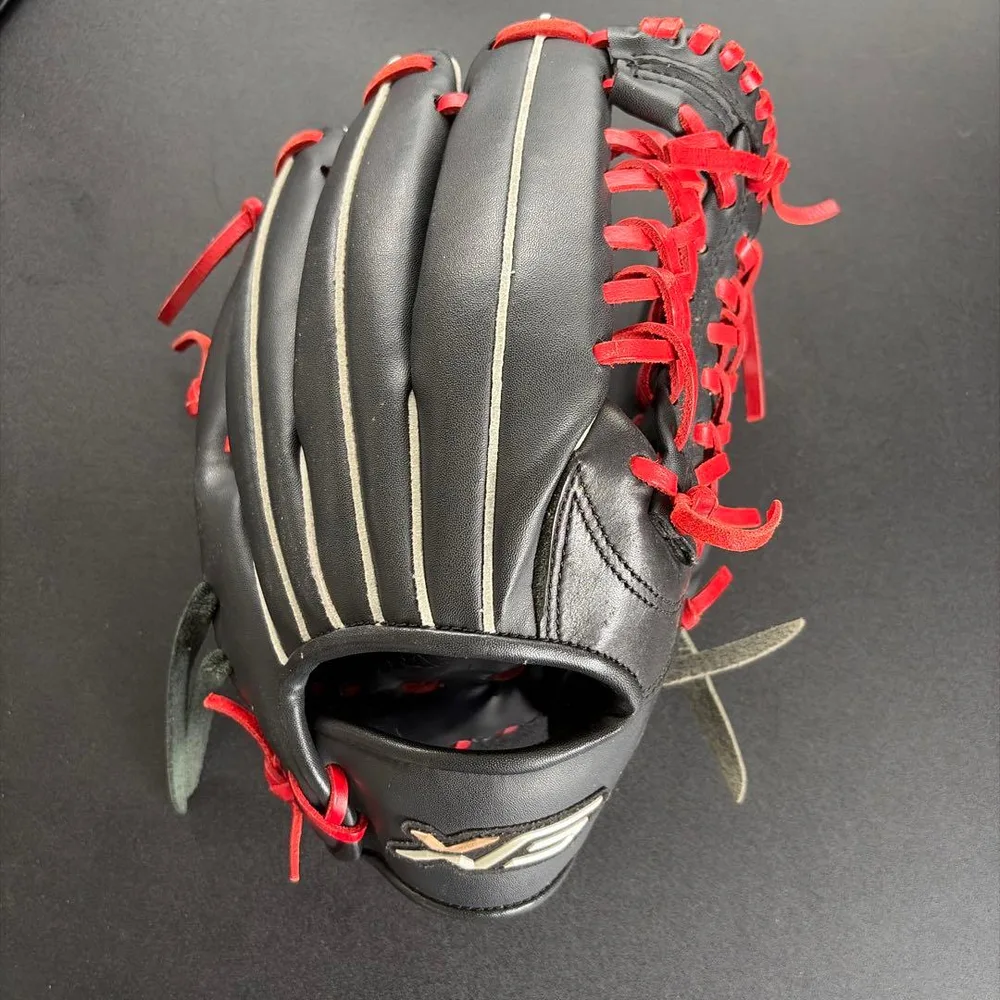 XG 野球 グローブ ブラック レッド