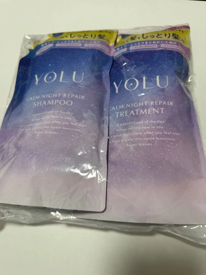 YOLU カームナイトリペア シャンプー トリートメント 詰め替えセット