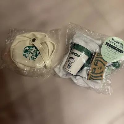 Starbucks Mini Cup Gift Snoopy & กระเป๋า