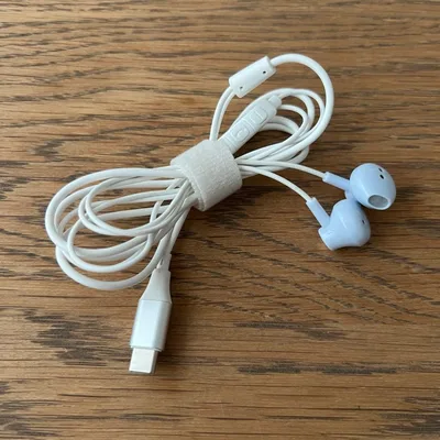 【美品】radius Ne HP-NEL12C 有線イヤホン USB-C シアン
