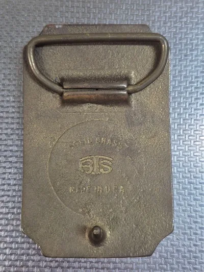 ヴィンテージ バックル made In U.S.A.真鍮無垢