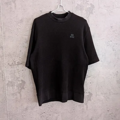 ディーゼル DIESEL ワッフル Tシャツ 黒 M