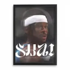 即日発送 Shai Gilgeous-Alexander A4 ポスター 額装