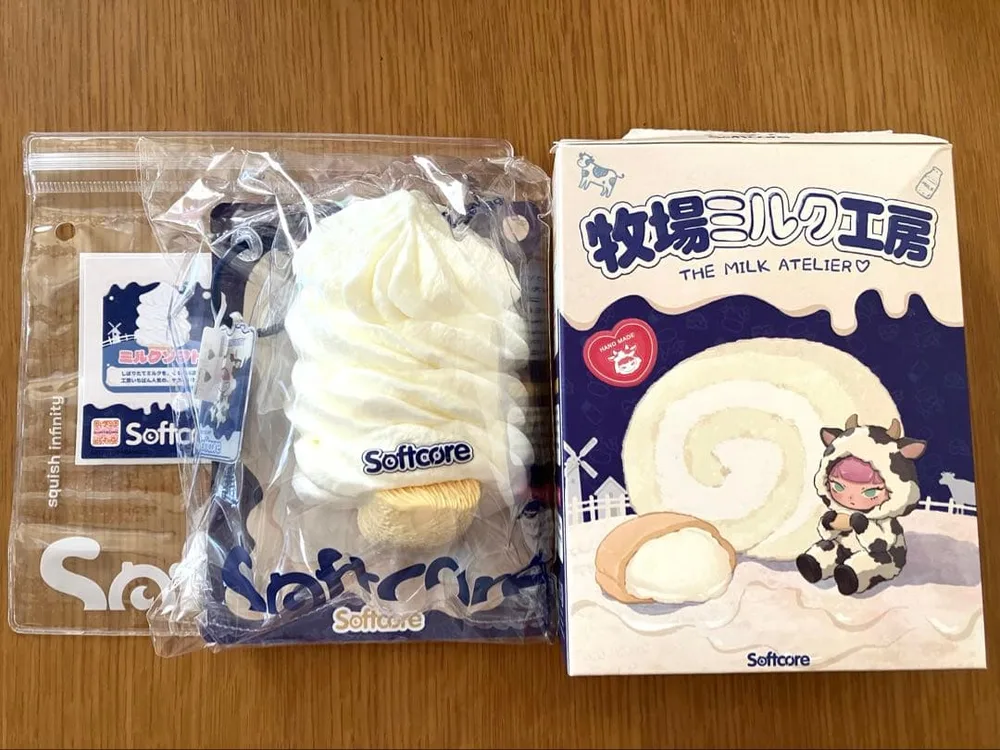 【新品】Softcore 牧場ミルク工房 ミルクソフトスクイーズ