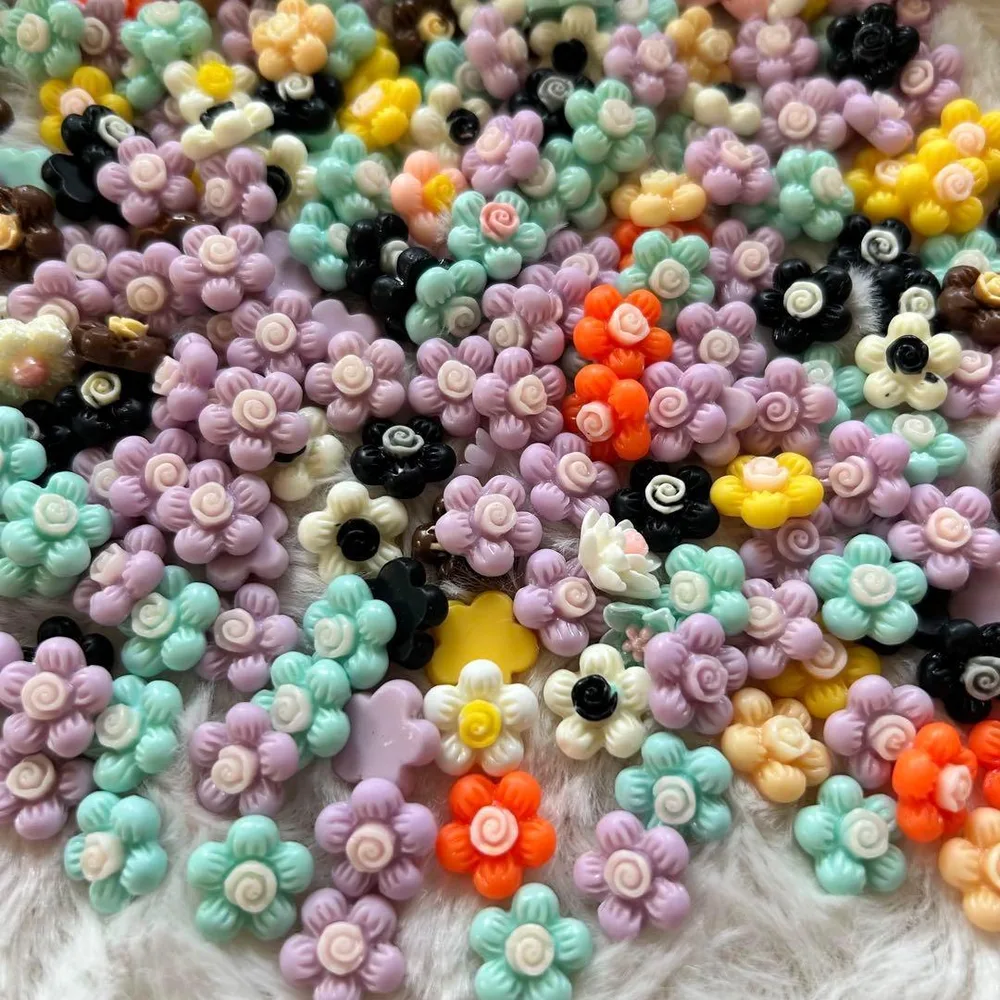 デコパーツ プラパーツ かわいい 材料 花 フラワー モチーフ 新品