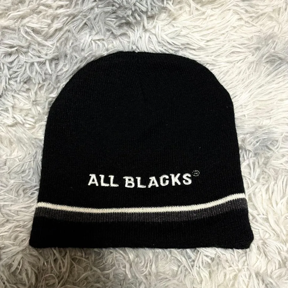 ALL BLACKS ニット帽 ビーニー ブラック 5968