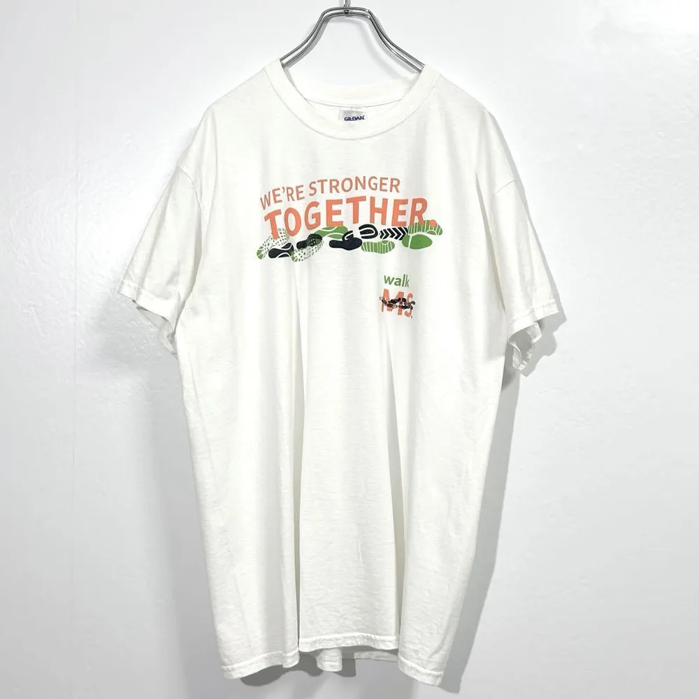 00sヴィンテージ・Tシャツ 企業ロゴ グラフィック 白L