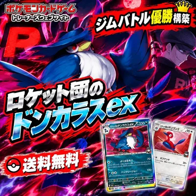 ポケモンカード ロケット団のドンカラスex ジムバトル優勝構築デッキ ①