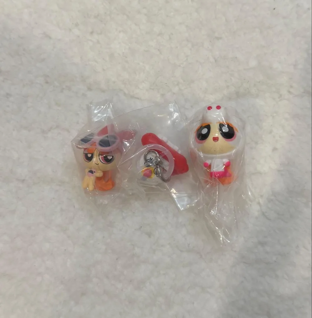 パワーパフガールズ めじるしアクセサリー キーホルダー 3点セット